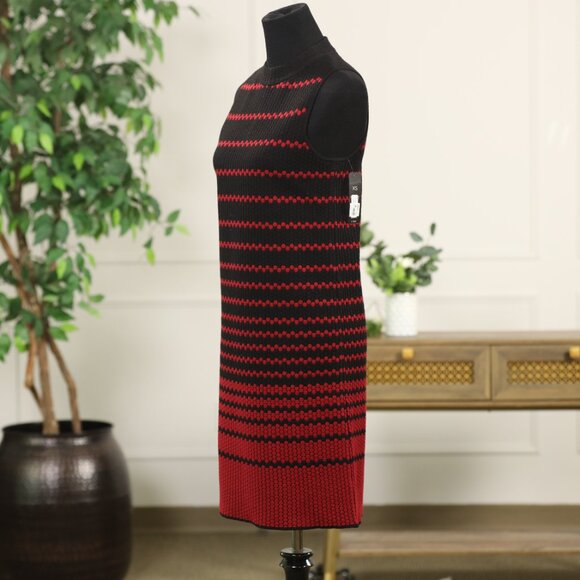 NEW NIC + ZOE Women’s Dress XS Black Red Sleeveless NWT - Picture 5 of 14